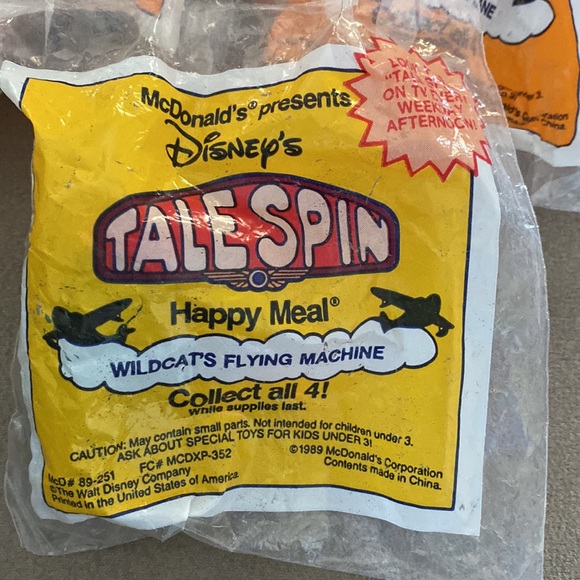Vintage 1989 McDonald’s TaleSpin toys - Picture 2 of 5